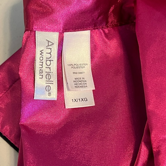 Ambrielle Woman 1X Pink Pajama Set NWT - Picture 5 of 6